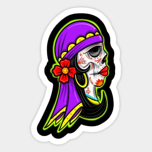 Gypsy skull Sticker